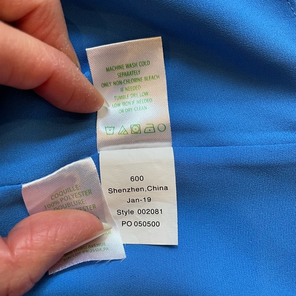 Lilly Pulitzer Blue Tank with Adjustable Straps size Extra Small - Picture 5 of 5